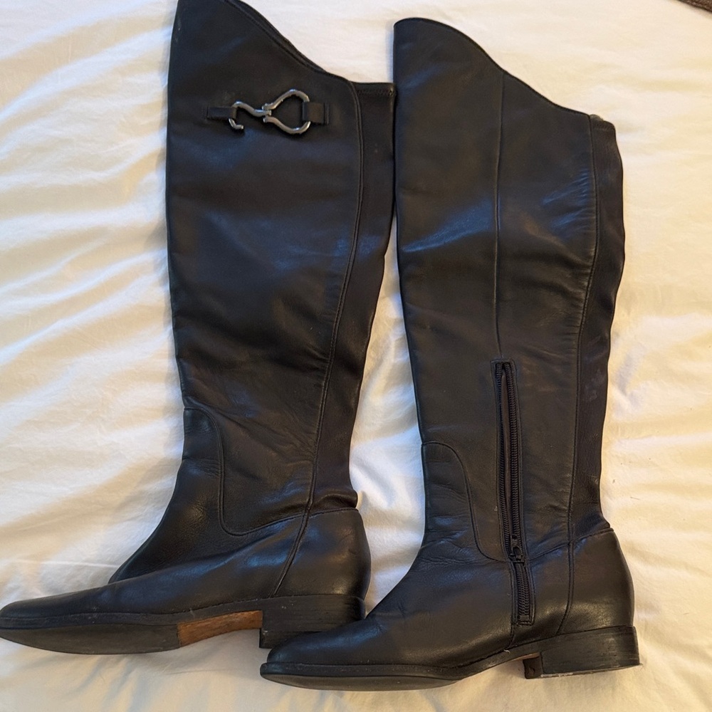 Cole Haan Black Over the Knee Boots